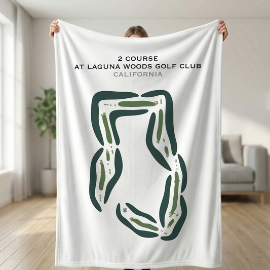 2 Course at Laguna Woods Golf Club, California - Printed Golf Courses