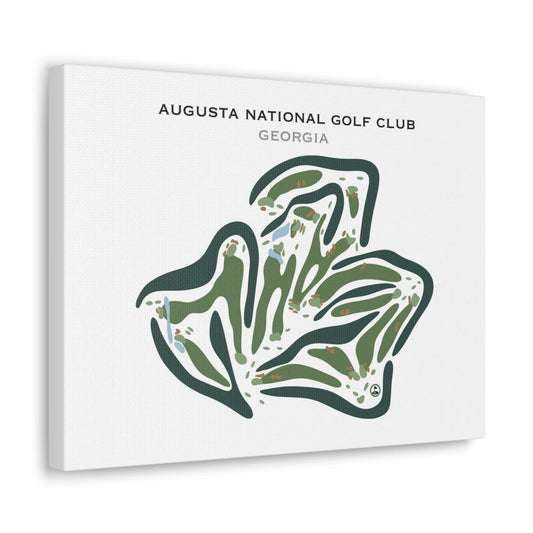 Augusta National Golf Club, Augusta Georgia - Printed Golf Course
