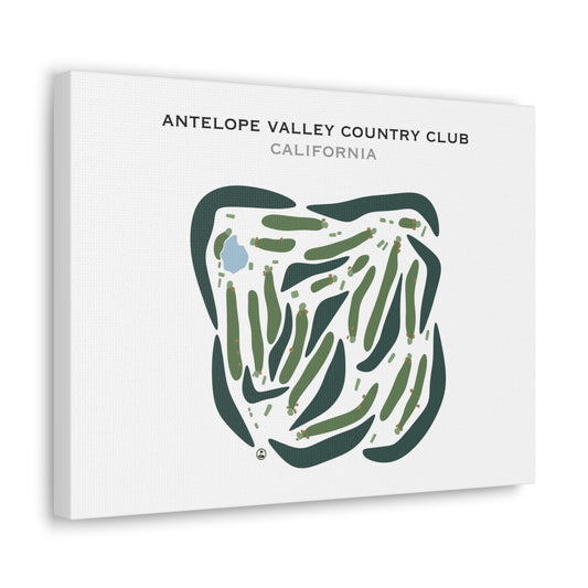 Antelope Valley Country Club, California - Printed Golf Courses