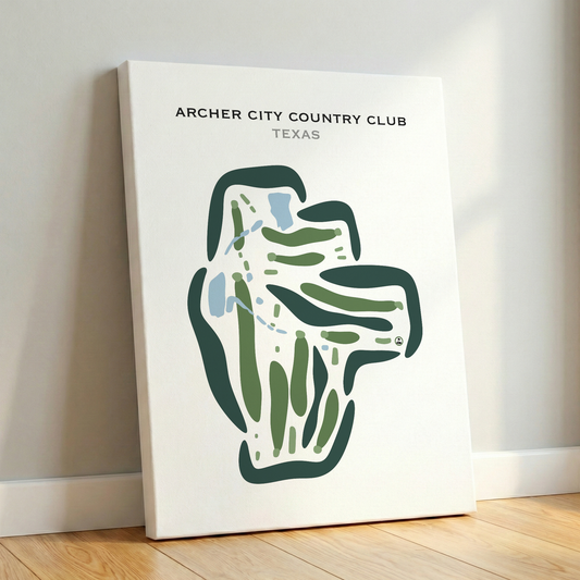 Archer City Country Club, Texas - Printed Golf Courses