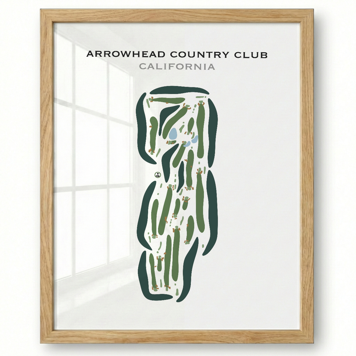Arrowhead Country Club, California - Printed Golf Courses