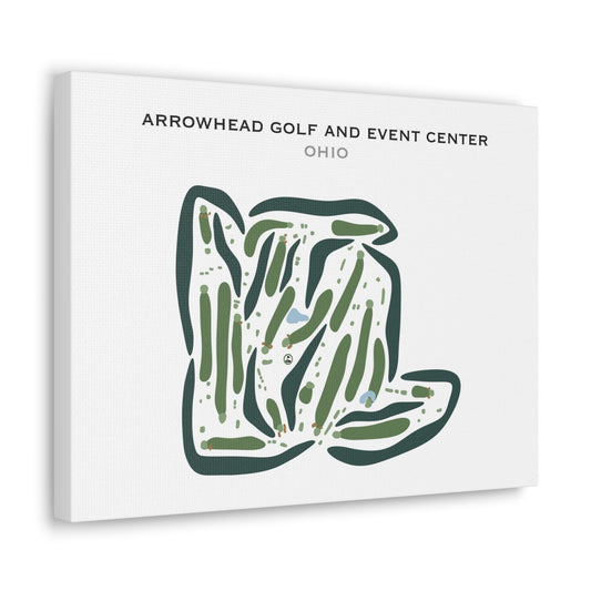 Arrowhead Golf & Event Center, North Canton, Ohio - Printed Golf Courses