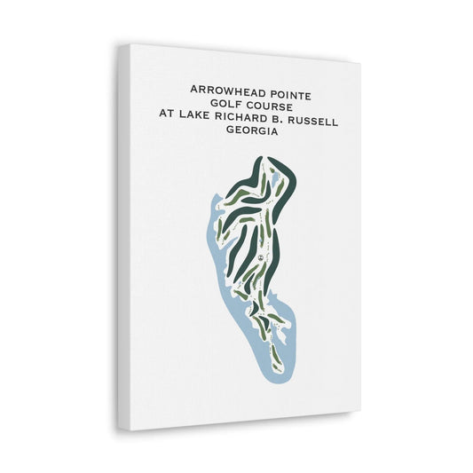 Arrowhead Pointe Golf Course at Richard B. Russell, Georgia - Printed Golf Courses
