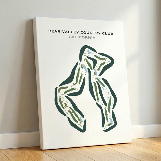 Bear Valley Country Club, California - Printed Golf Courses