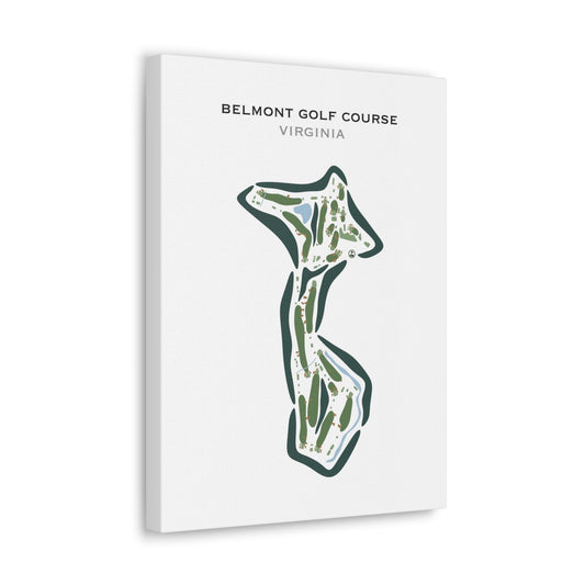 Belmont Golf Course, Richmond, Virginia - Printed Golf Courses
