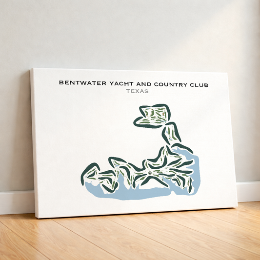Bentwater Yacht and Country Club, Texas - Printed Golf Courses