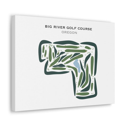 Big River Golf Course, Oregon - Printed Golf Courses