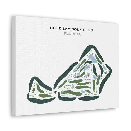 Blue Sky Golf Club, Florida - Printed Golf Courses