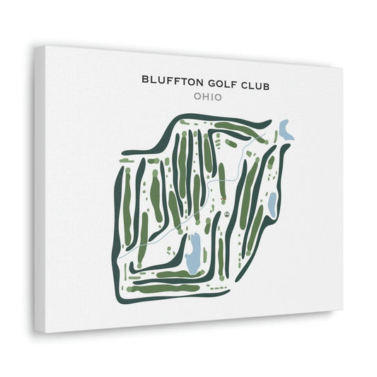 Bluffton Golf Club, Ohio - Printed Golf Course