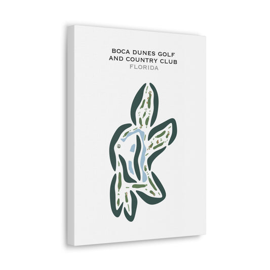 Boca Dunes Golf & Country Club, Florida - Printed Golf Courses