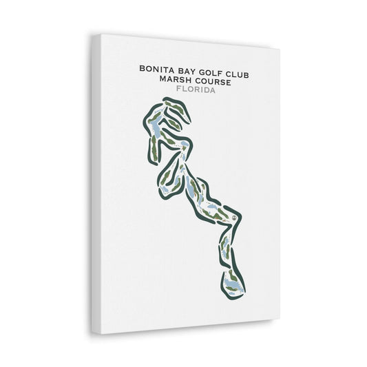 Bonita Bay Golf Club - Marsh Course, Florida - Printed Golf Courses