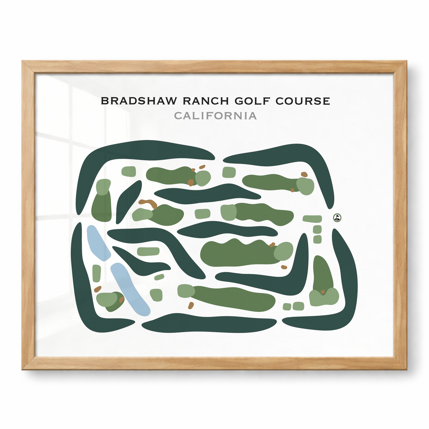 Bradshaw Ranch Golf Course, California - Printed Golf Courses