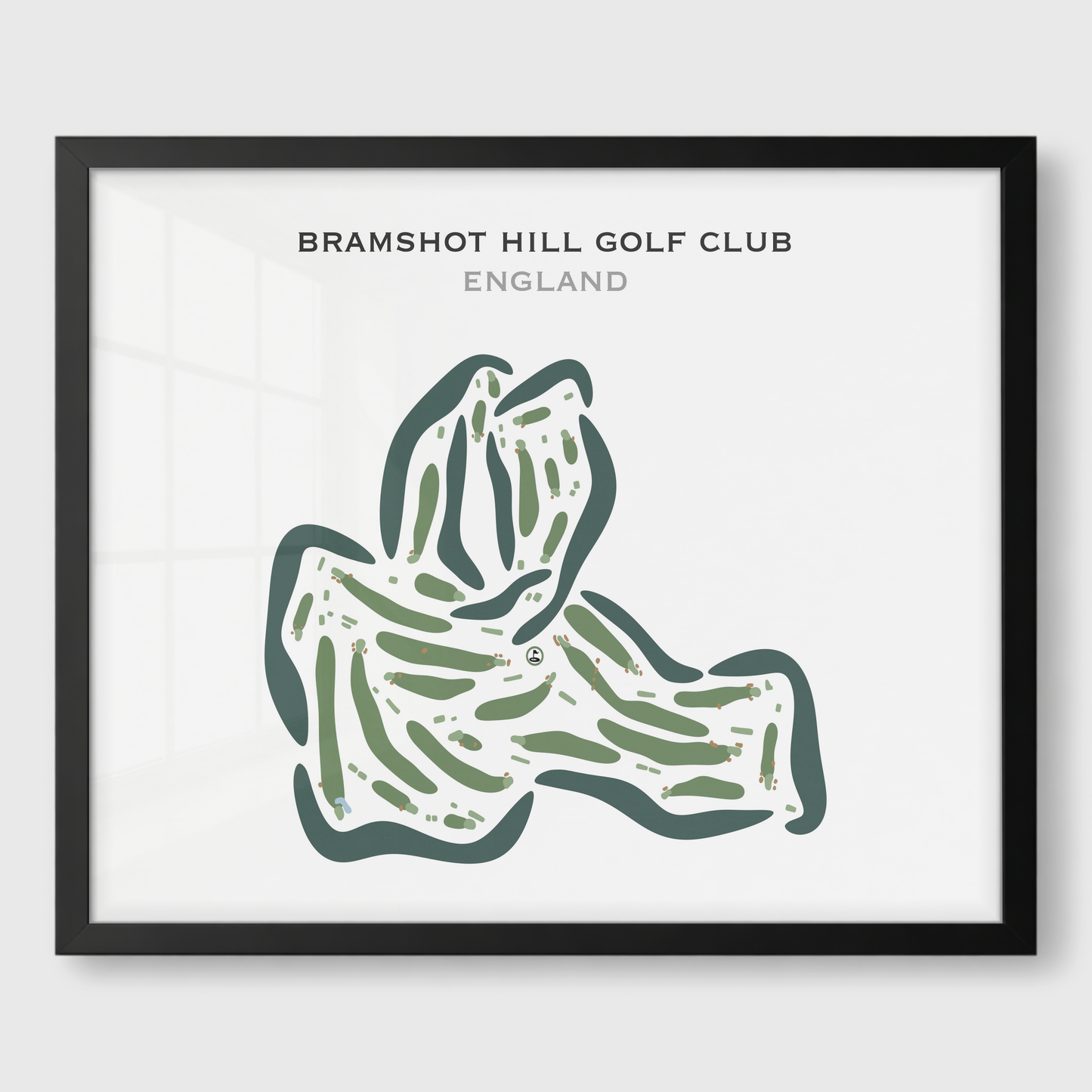 Bramshot Hill Golf Club, England - Printed Golf Courses