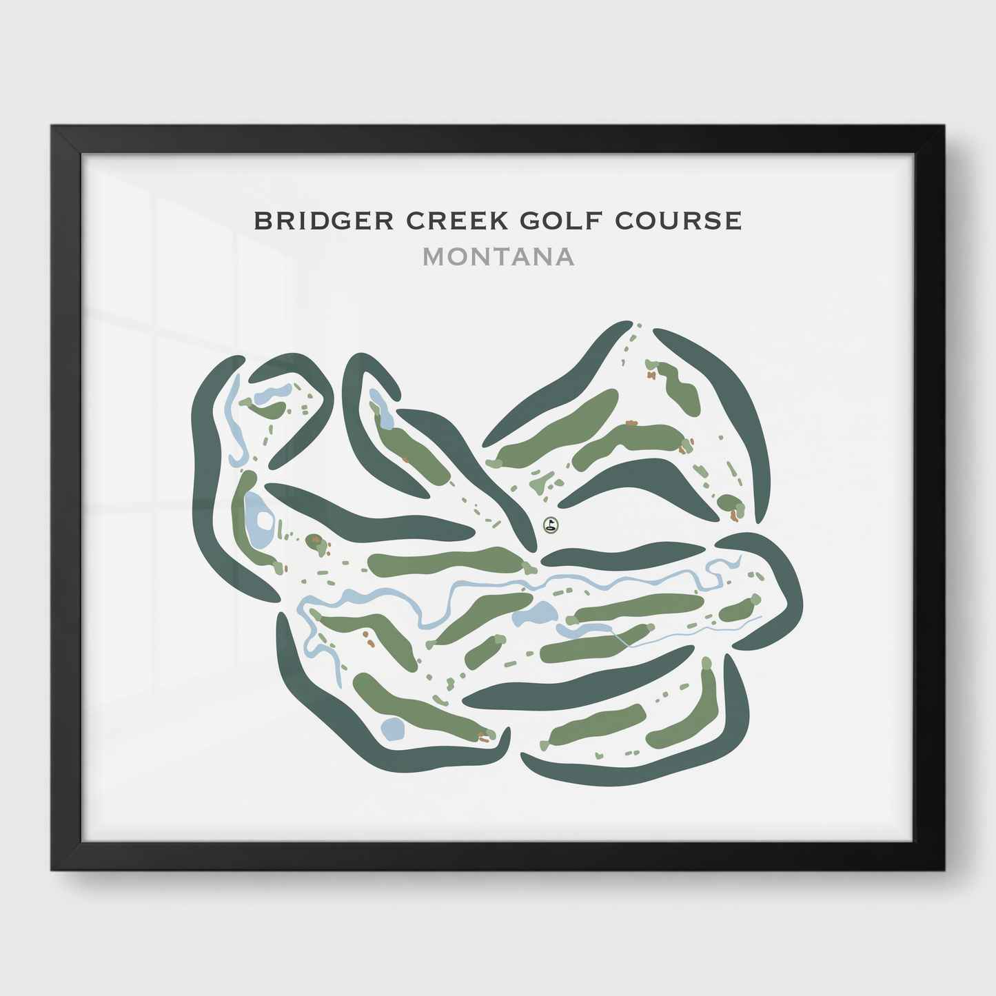 Bridger Creek Golf Course, Montana - Printed Golf Courses