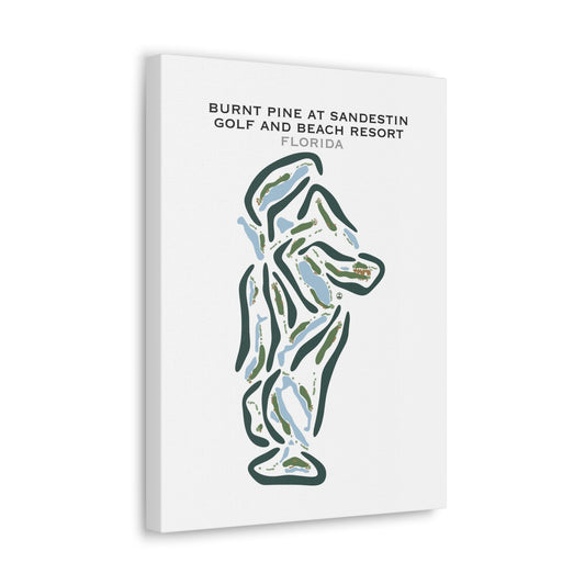 Burnt Pine at Sandestin Golf and Beach Resort, Florida - Printed Golf Courses