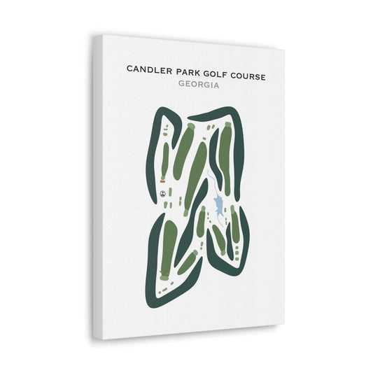 Candler Park Golf Course, Georgia - Printed Golf Courses