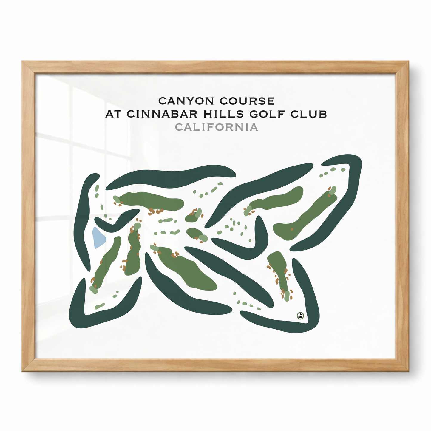 Canyon Course at Cinnabar Hills Golf Club, California - Printed Golf Courses