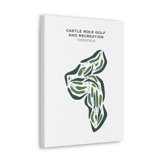 Castle Rock Golf & Recreation, Virginia - Printed Golf Courses
