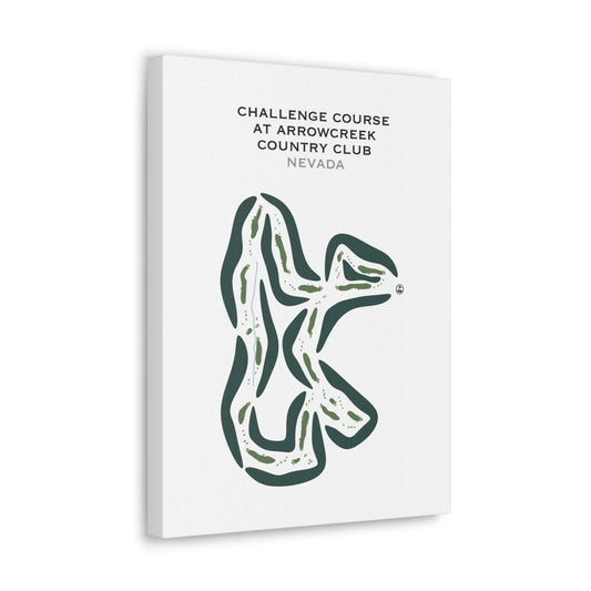 Challenge Course at Arrowcreek Country Club, Nevada - Printed Golf Courses