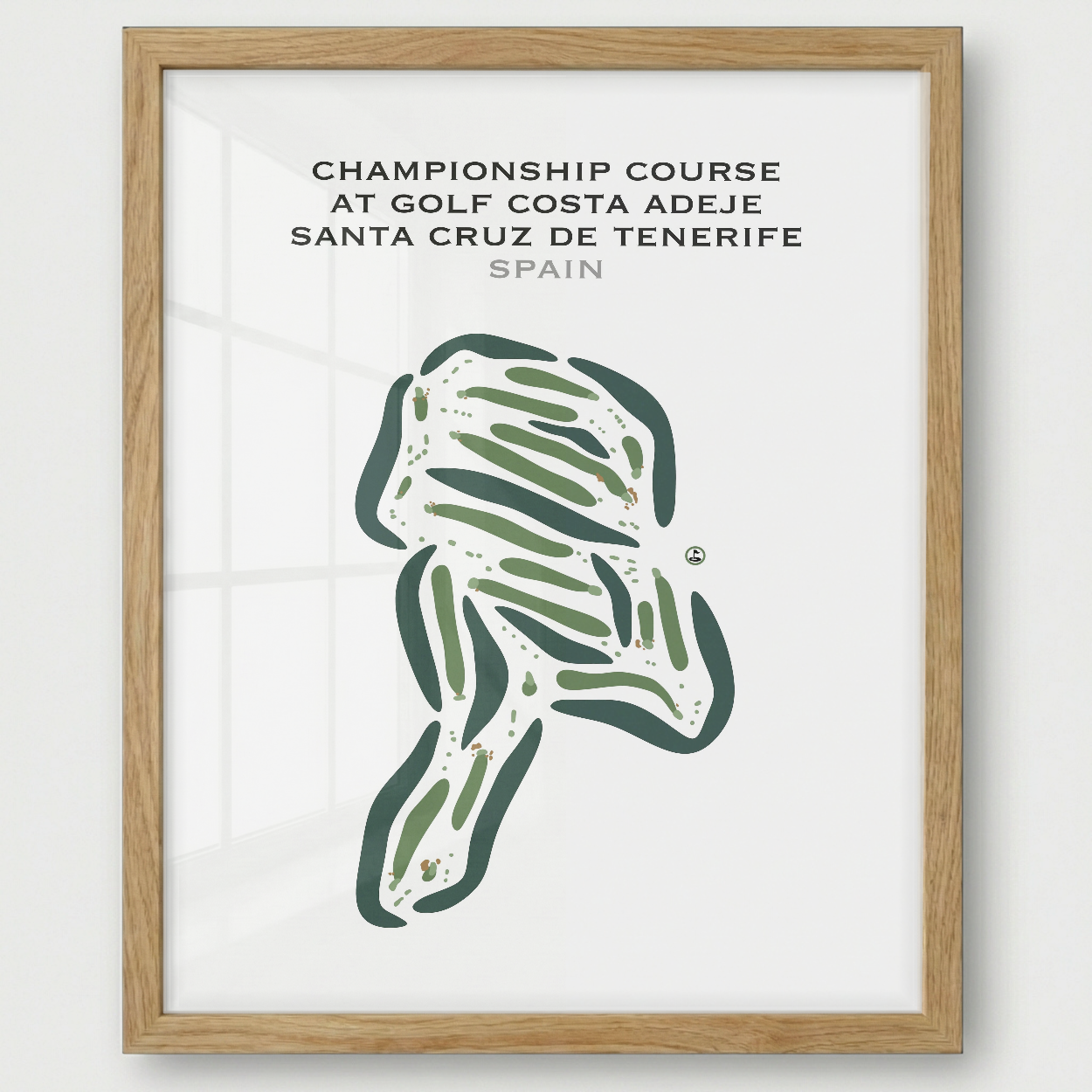 Championship Course at Golf Costa Adeje Santa Cruz de Tenerife, Spain - Printed Golf Courses