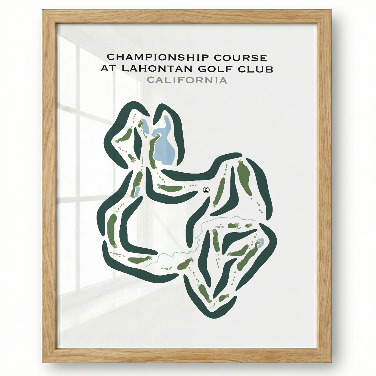 Championship Course at Lahontan Golf Club, California - Printed Golf Courses