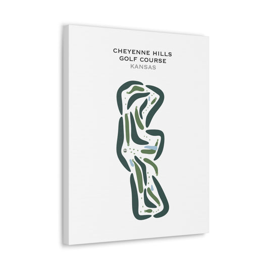Cheyenne Hills Golf Course, Kansas - Printed Golf Courses