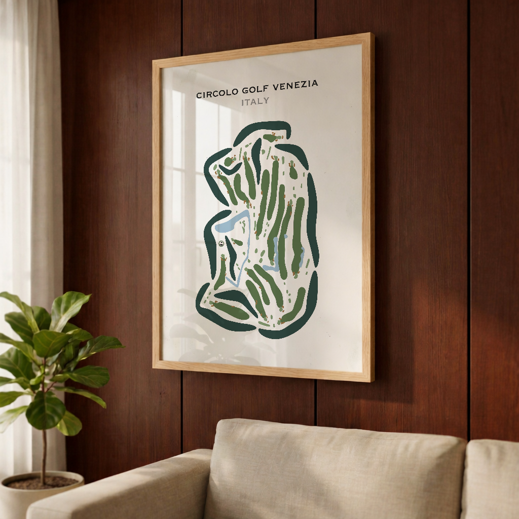 Circolo Golf Venezia, Italy - Printed Golf Courses