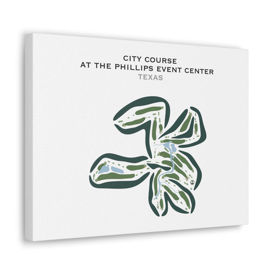 City Course at the Philips Event Center, Texas - Printed Golf Courses
