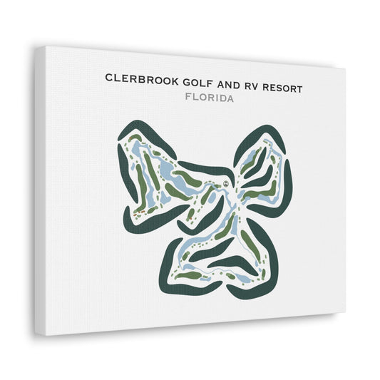 Clerbrook Golf & RV Resort, Florida - Printed Golf Courses
