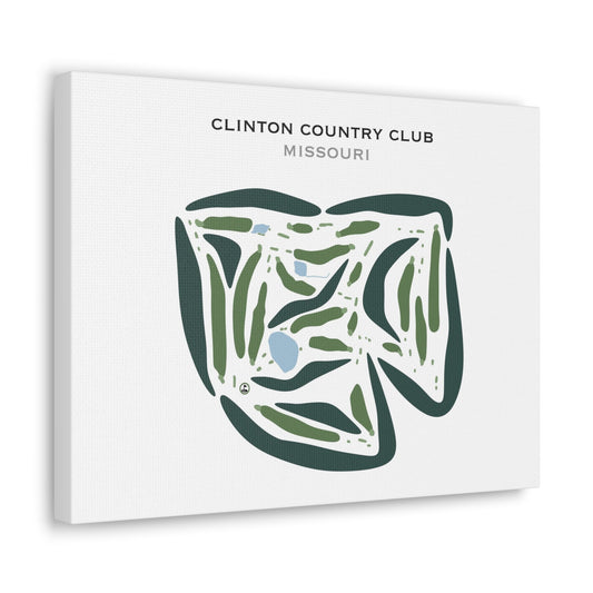 Clinton Country Club, Missouri - Printed Golf Courses