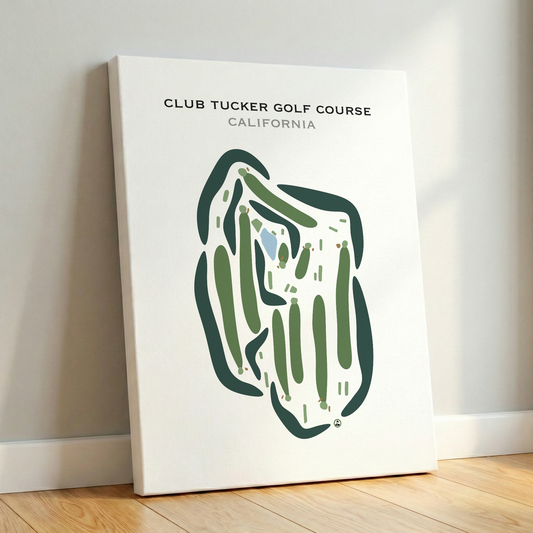 Club Tucker Golf Course, California - Printed Golf Courses