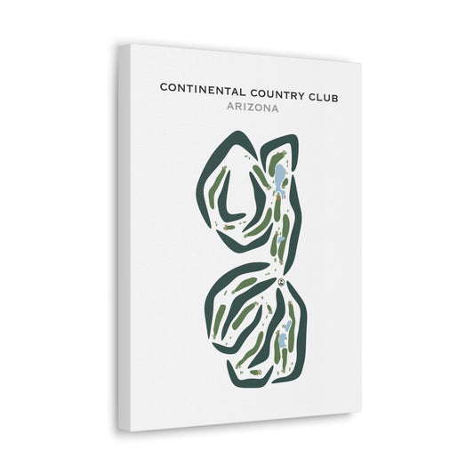 Continental Country Club, Arizona - Printed Golf Courses