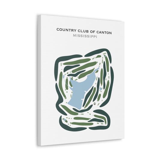 Country Club of Canton, Mississippi - Printed Golf Courses