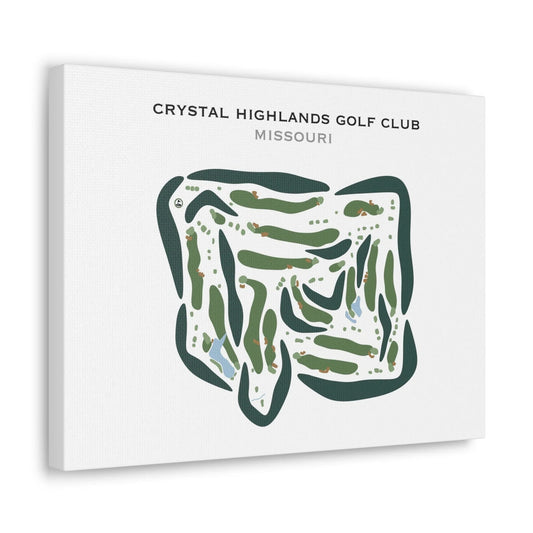 Crystal Highlands Golf Club, Missouri - Printed Golf Courses