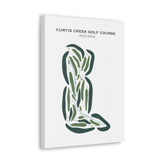 Curtis Creek Golf Course, Indiana - Printed Golf Courses