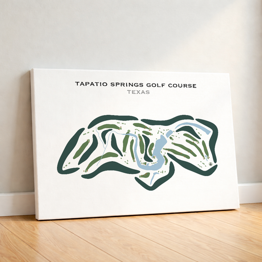 Tapatio Springs Golf Course, Texas - Printed Golf Courses
