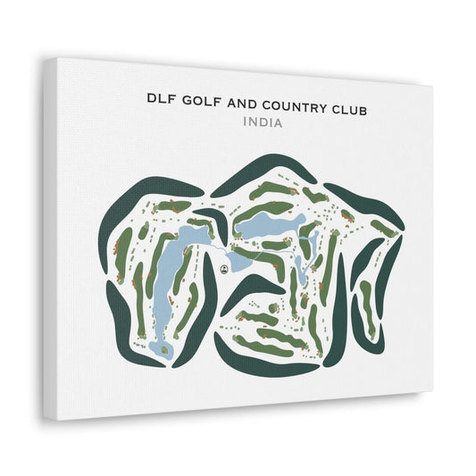 DLF Golf and Country Club, India - Printed Golf Courses
