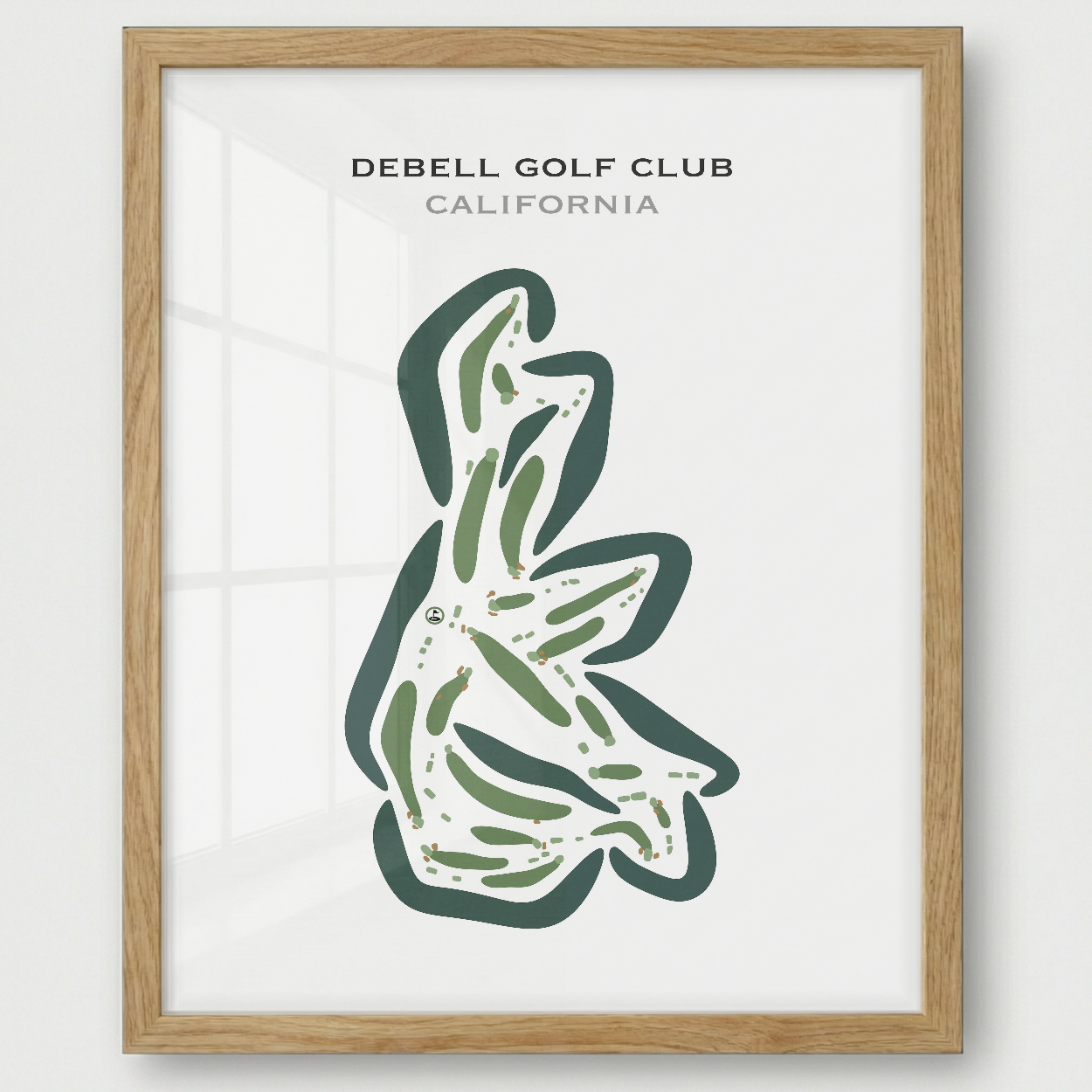 DeBell Golf Club, California - Printed Golf Courses