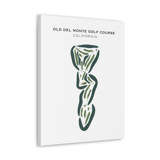 Old Del Monte Golf Course, California - Printed Golf Courses