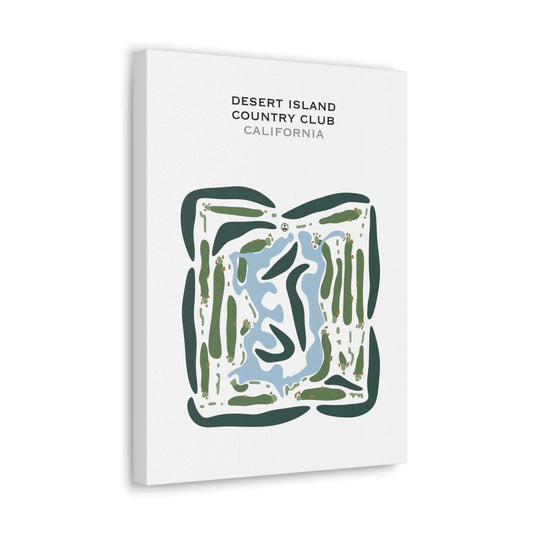 Desert Island Country Club, California - Printed Golf Courses