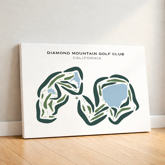 Diamond Mountain Golf Club, California - Printed Golf Courses