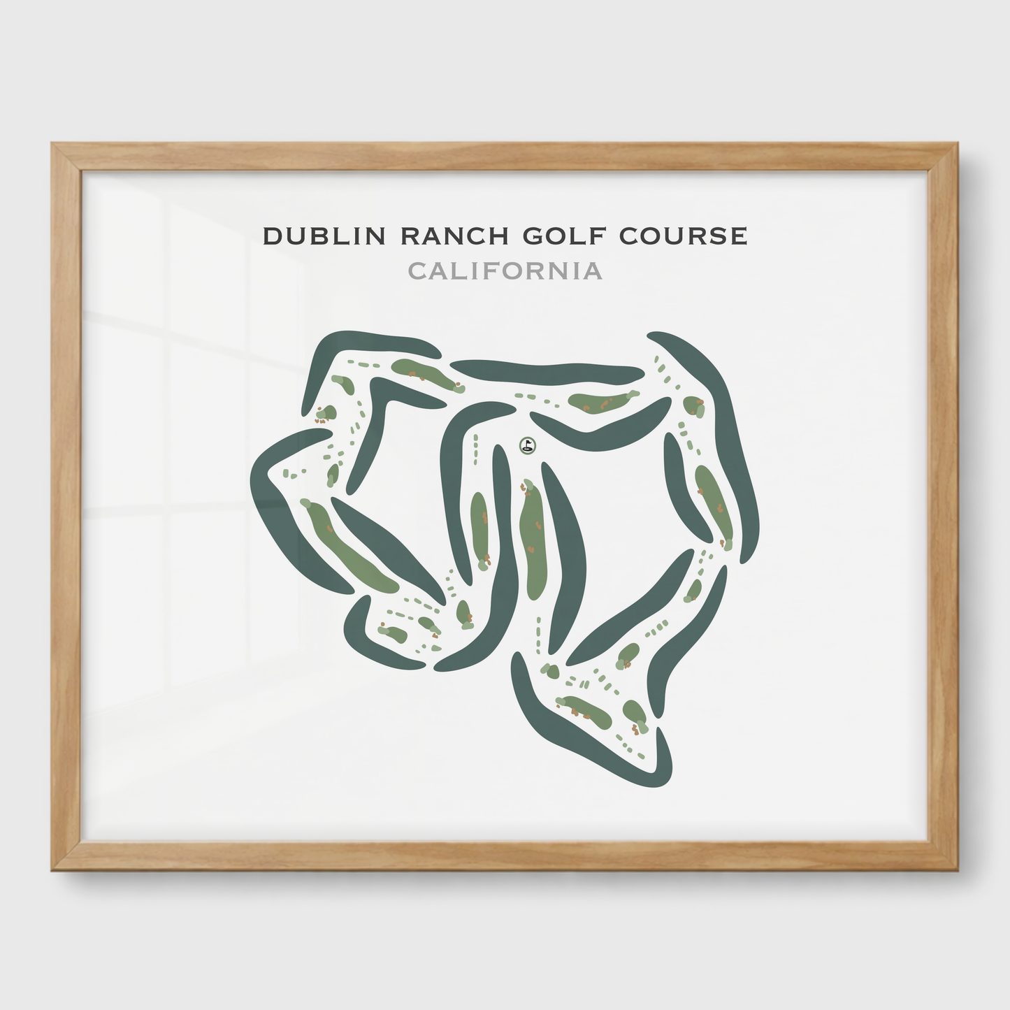 Dublin Ranch Golf Course, California - Printed Golf Courses