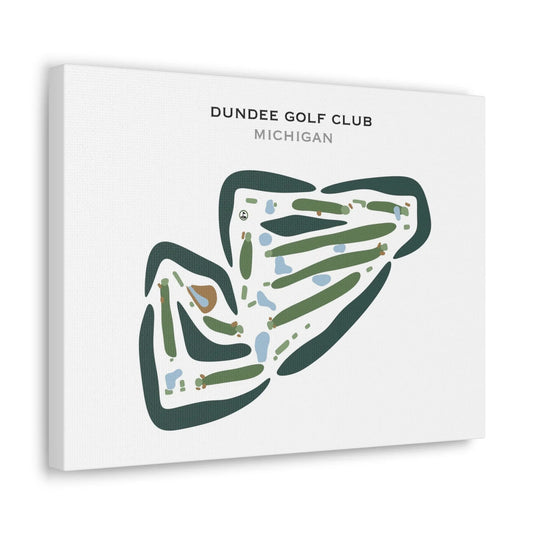 Dundee Golf Club, Michigan - Printed Golf Courses