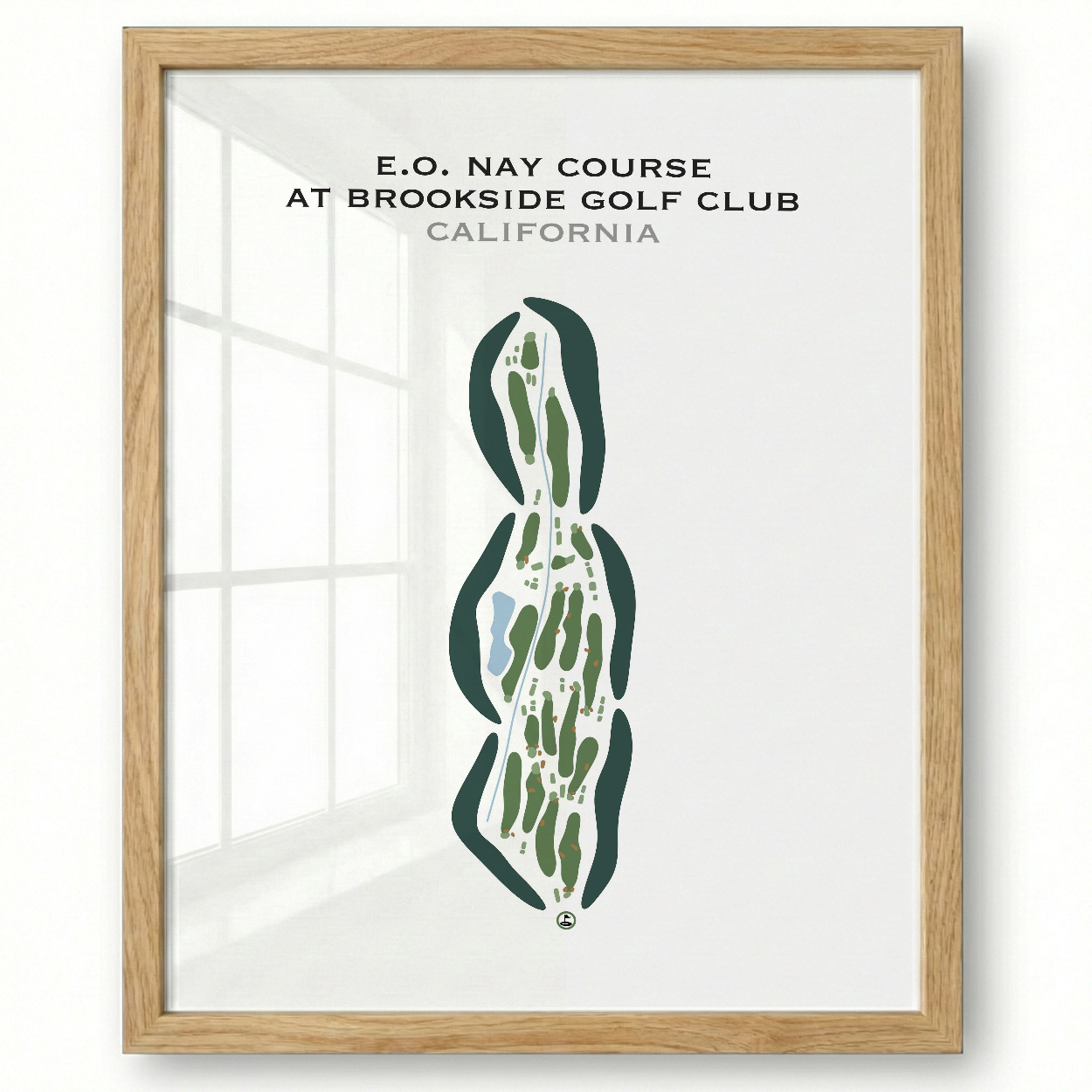 E.O. Nay Course at Brookside Golf Club, California - Printed Golf Courses