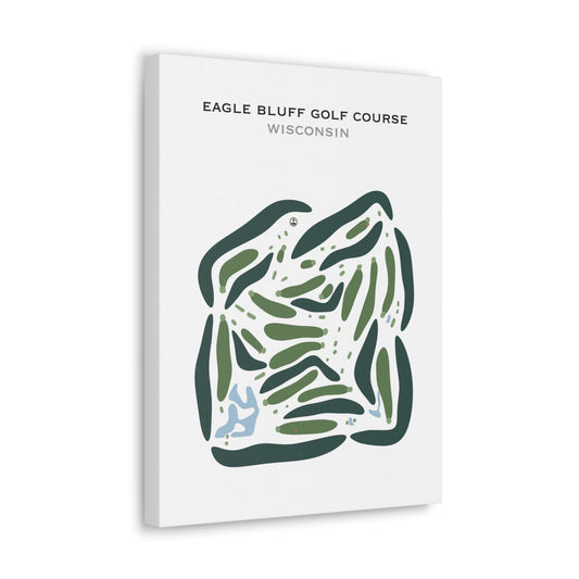 Eagle Bluff Golf Course, Wisconsin - Printed Golf Courses