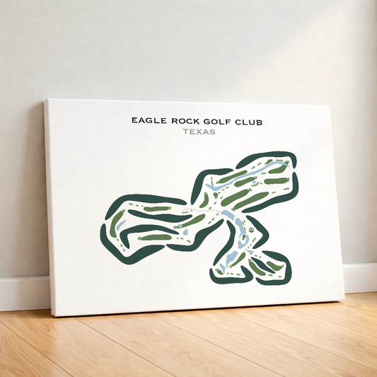Eagle Rock Golf Club, Texas - Printed Golf Courses