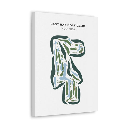East Bay Golf Club, Florida - Printed Golf Courses