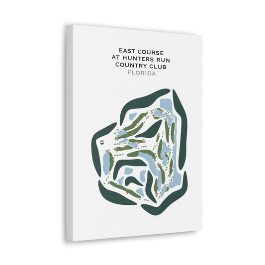 East Course at Hunters Run Country Club, Florida - Printed Golf Courses