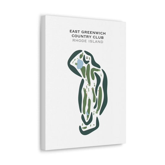 East Greenwich Country Club, Rhode Island - Printed Golf Courses