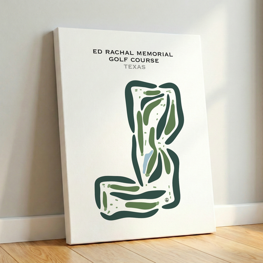 Ed Rachal Memorial Golf Course, Texas - Printed Golf Courses